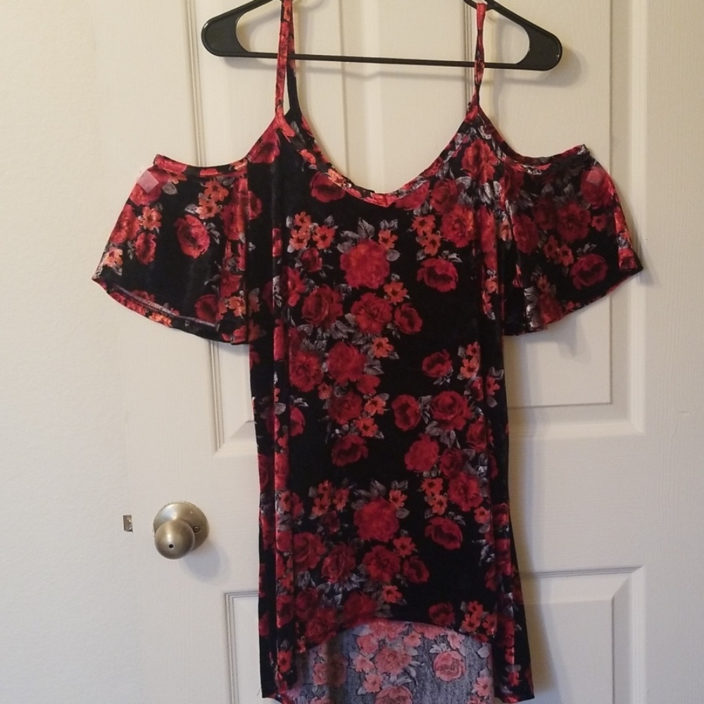 Long Roses Blouse